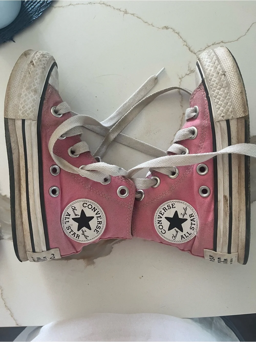 Converse Kids Pink High Top Chuck Taylor Sneakers